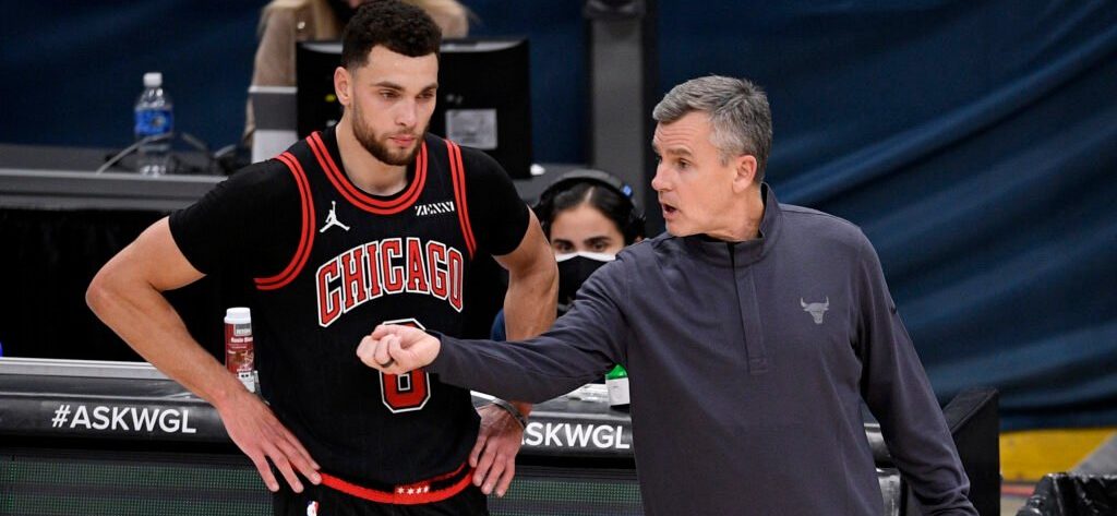 Billy Donovan coaching up Zach Lavine