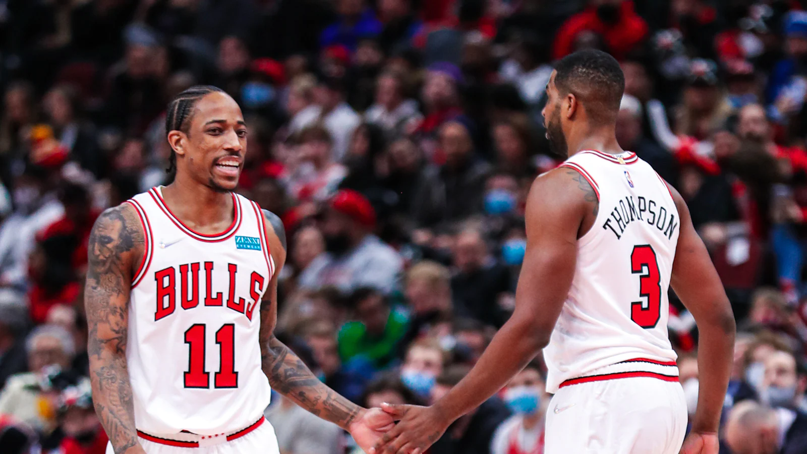 DeMar DeRozan and Tristan Thompson of the Chicago Bulls, via NBA.com